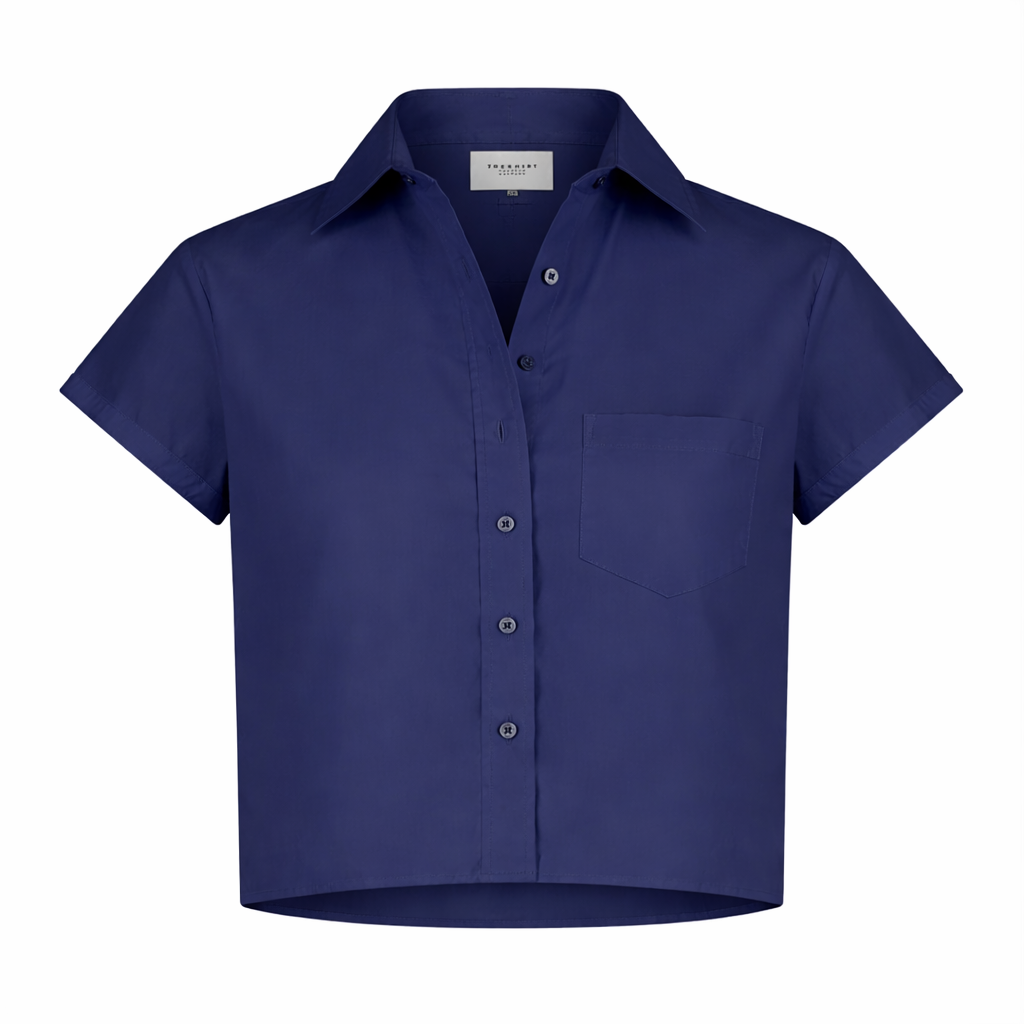 The Boxy Short Sleeve Cropped Shirt