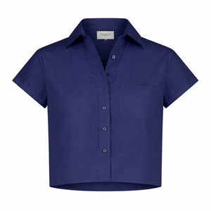 The Boxy Short Sleeve Cropped Shirt