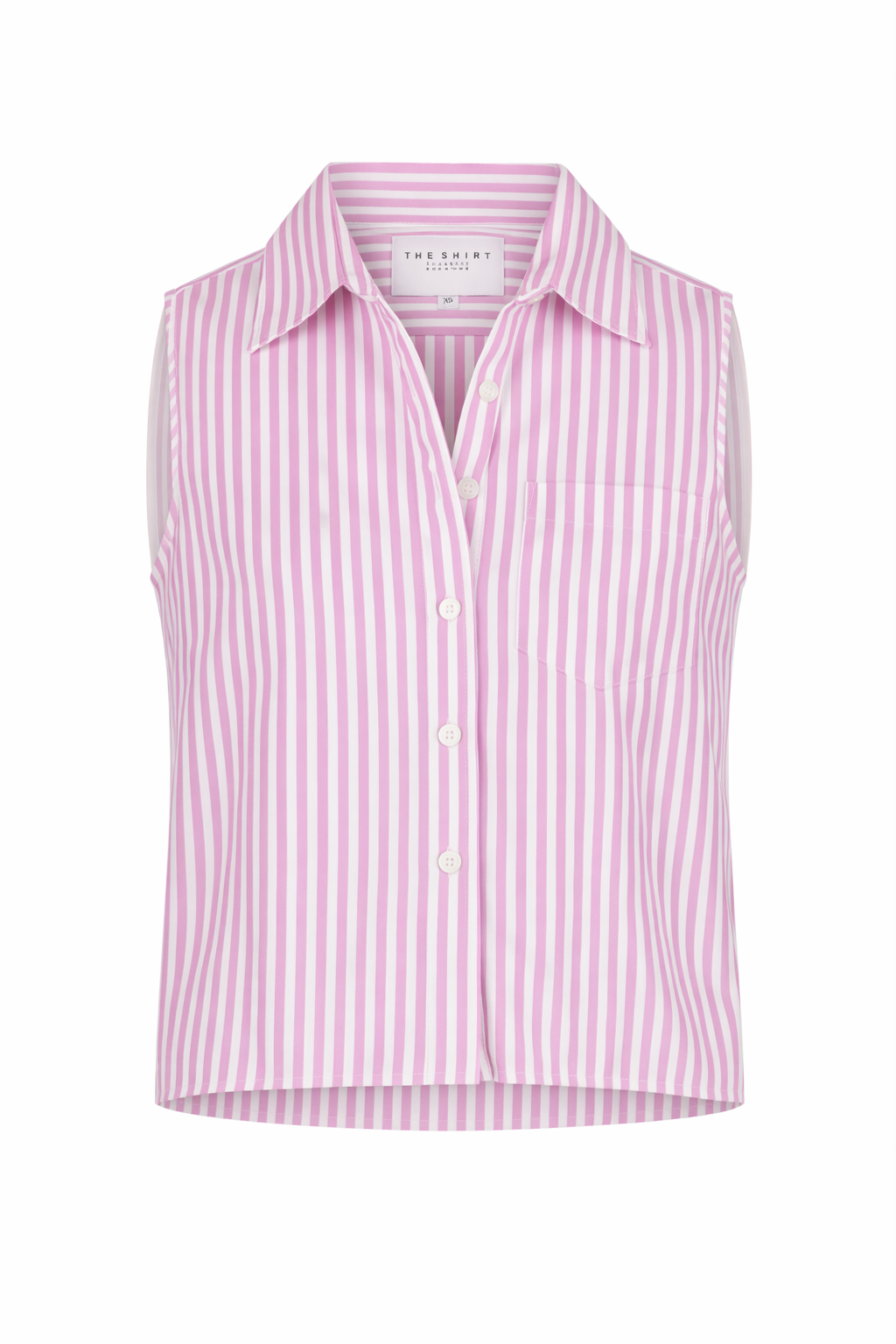 The Boxy Cropped Sleeveless Shirt