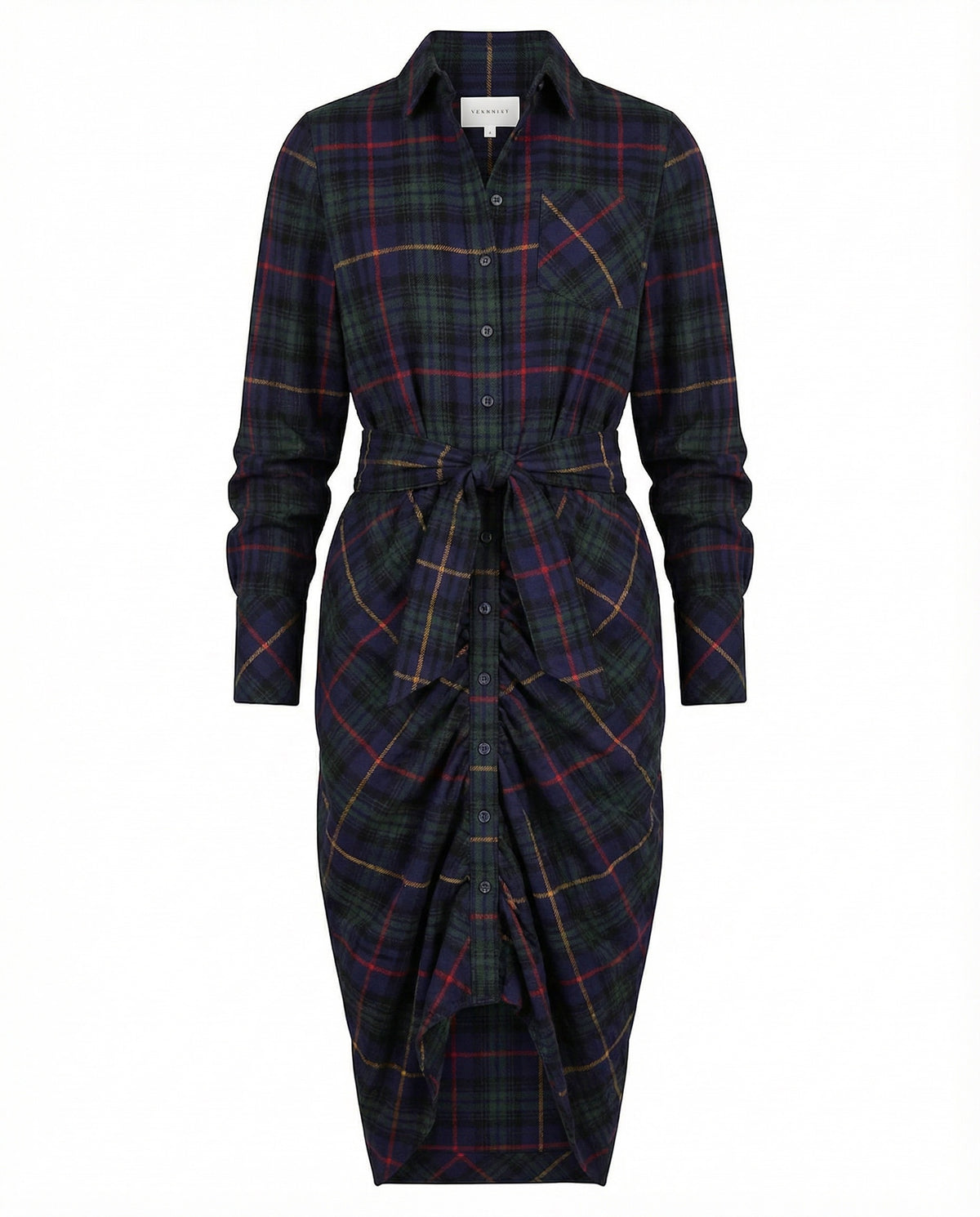 The Wrap Front Dress