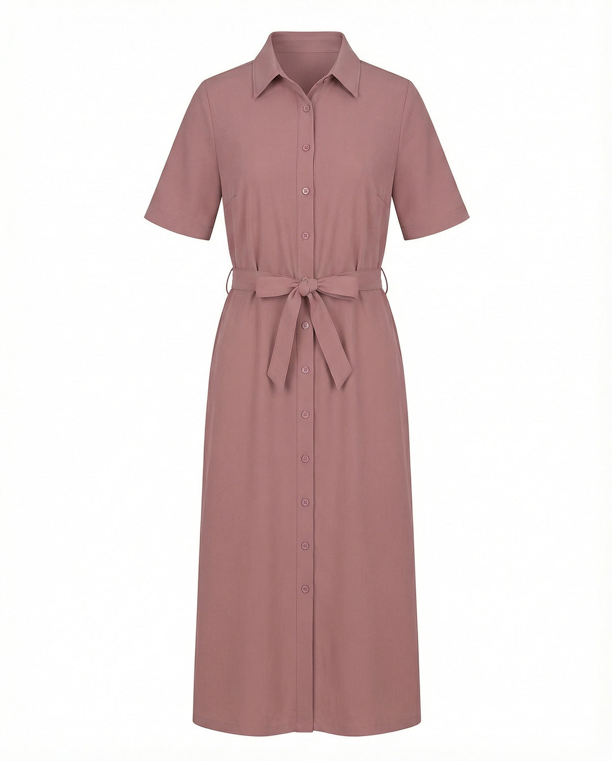 The Short Sleeve Midi Dress