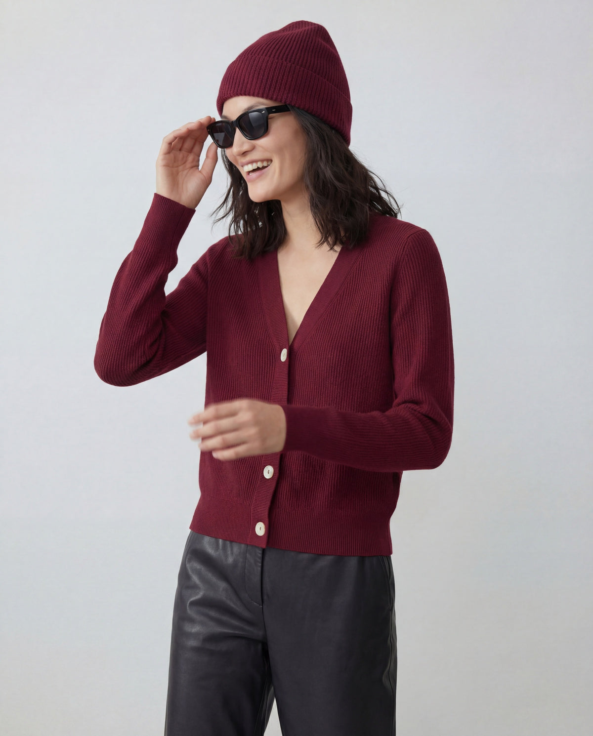 The Cashmere V-Neck Sweater