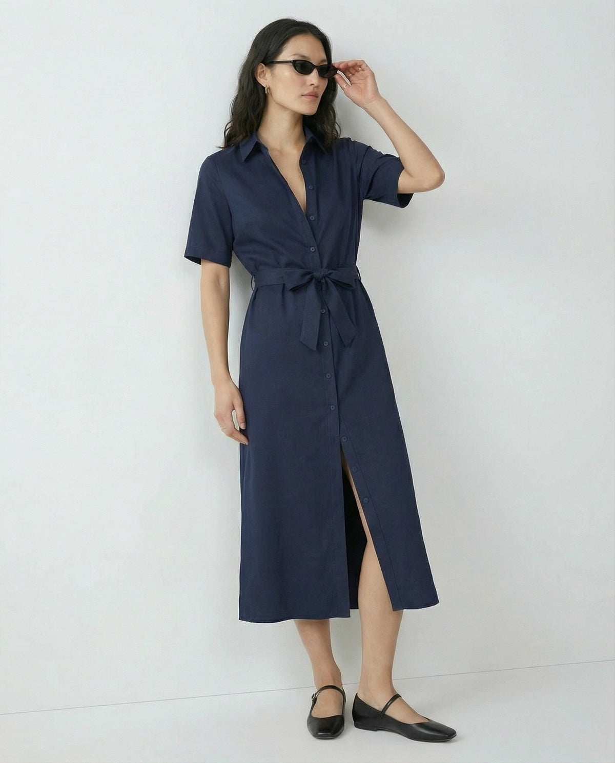 The Short Sleeve Midi Dress