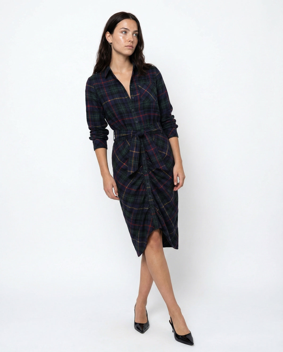 The Wrap Front Dress