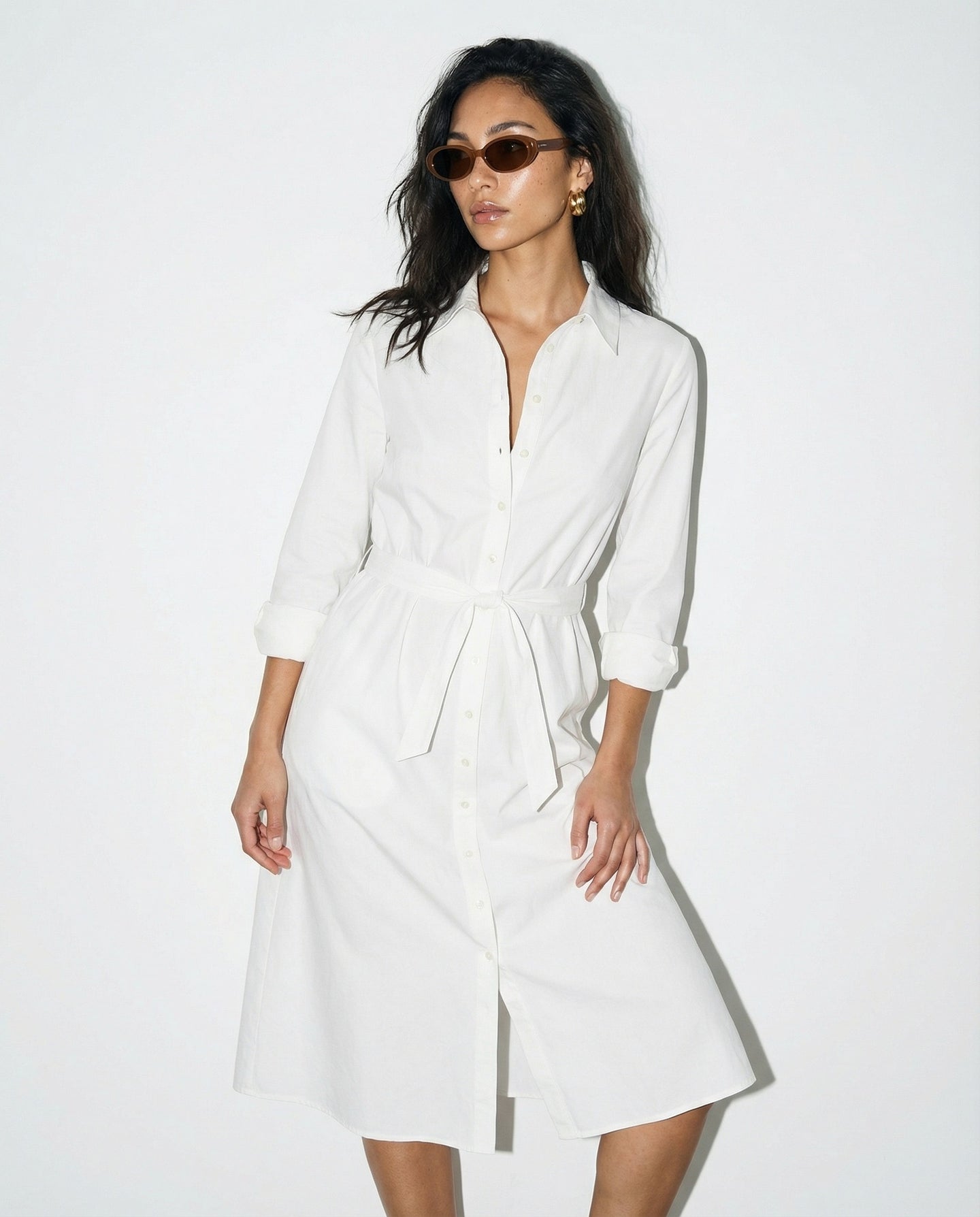 The Long Sleeve Midi Dress
