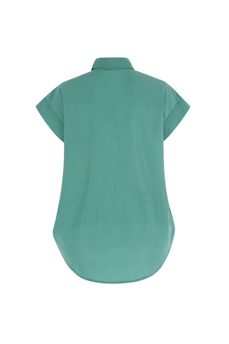 The Short Sleeve Boyfriend Shirt in Cotton