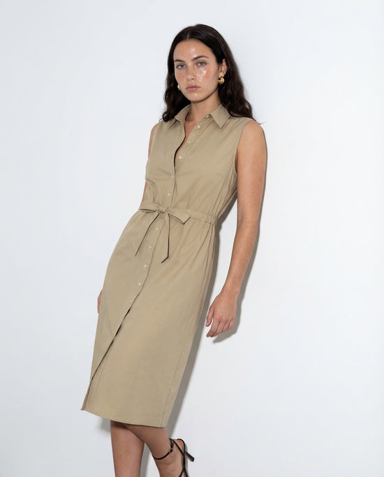 The Sleeveless Midi Dress
