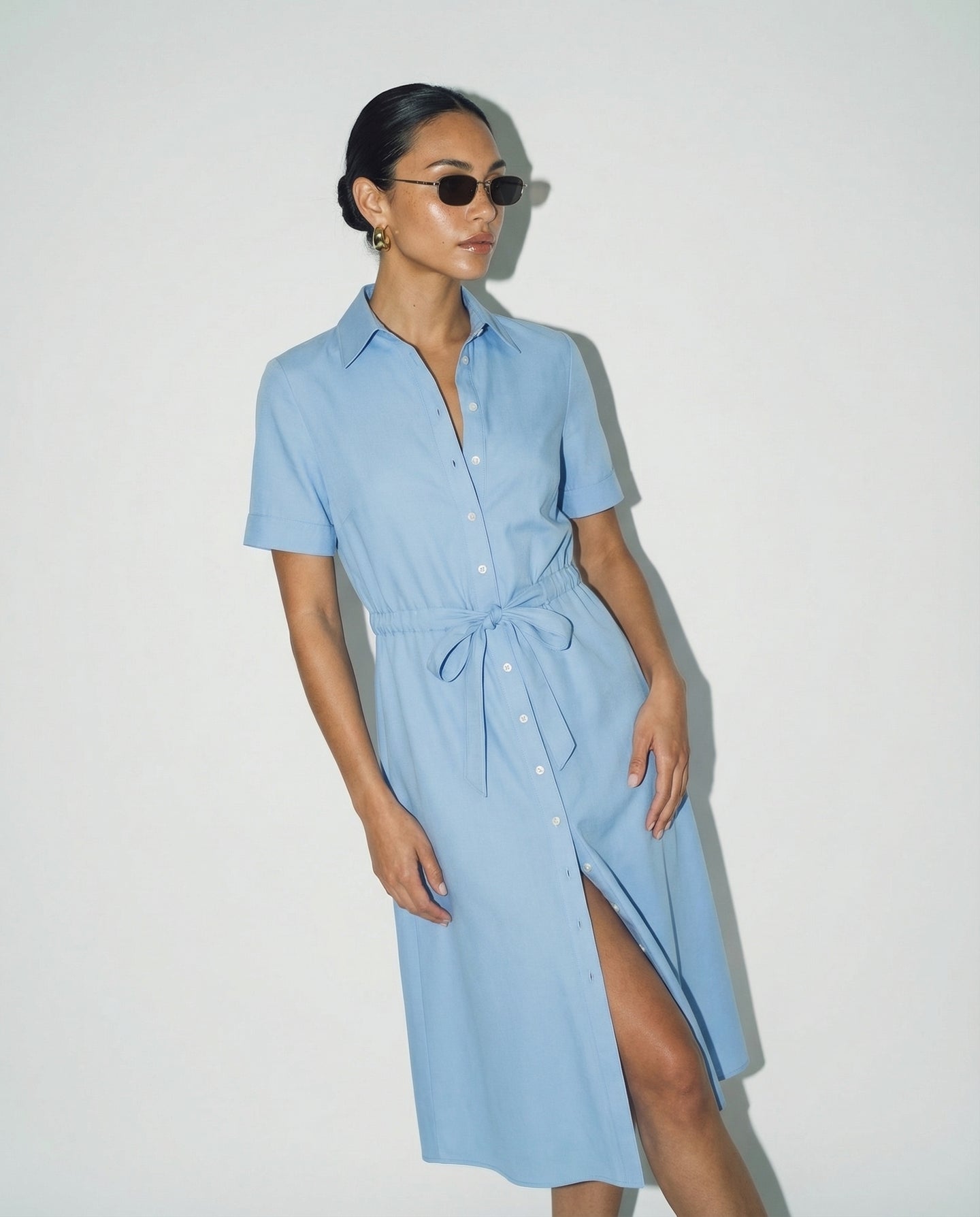 The Short Sleeve Midi Dress – The Shirt