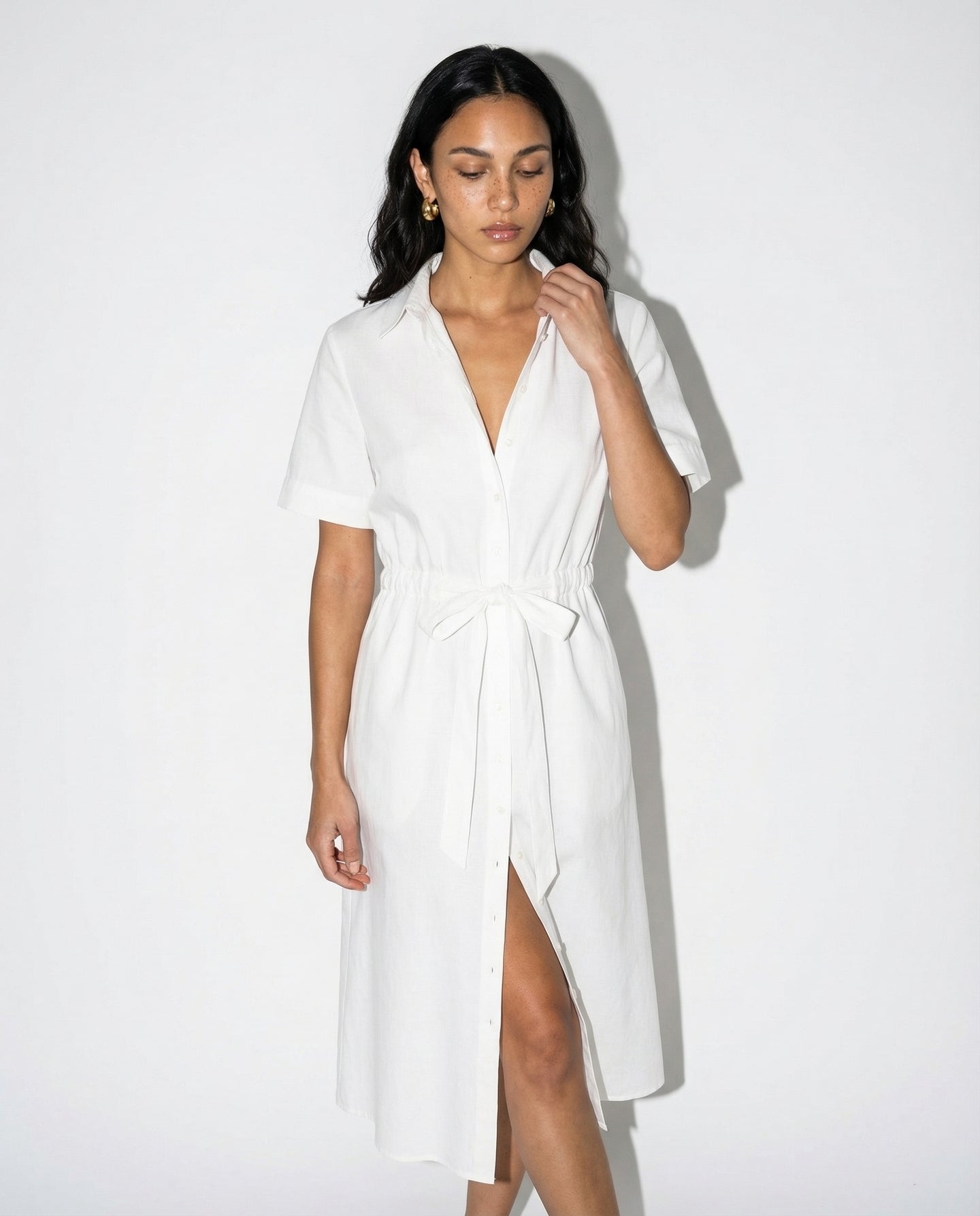 The Short Sleeve Midi Dress – The Shirt