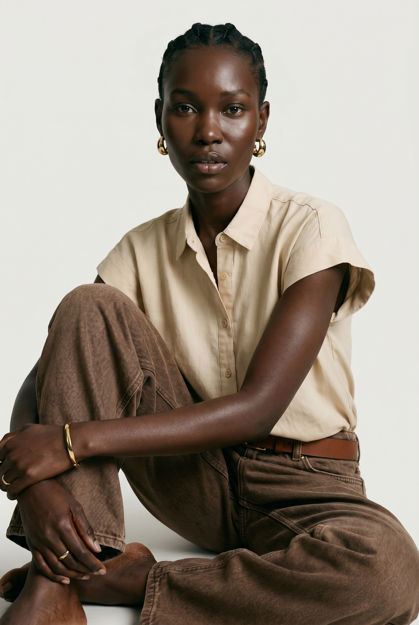 The Short Sleeve Boyfriend Shirt in Cotton