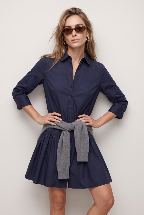 The Drop Waist Shirt Dress