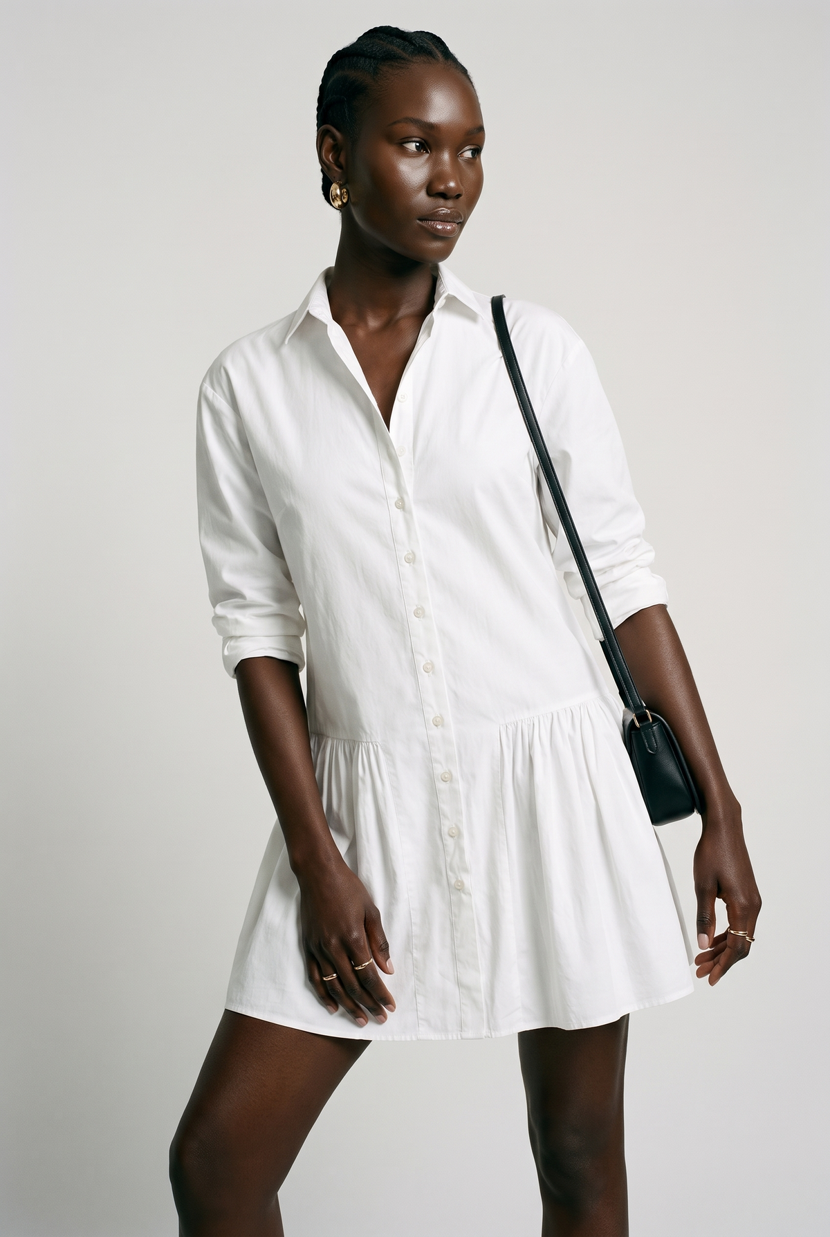 The Drop Waist Shirt Dress