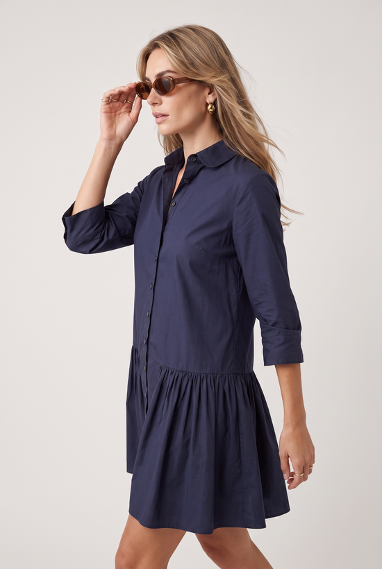 The Drop Waist Shirt Dress