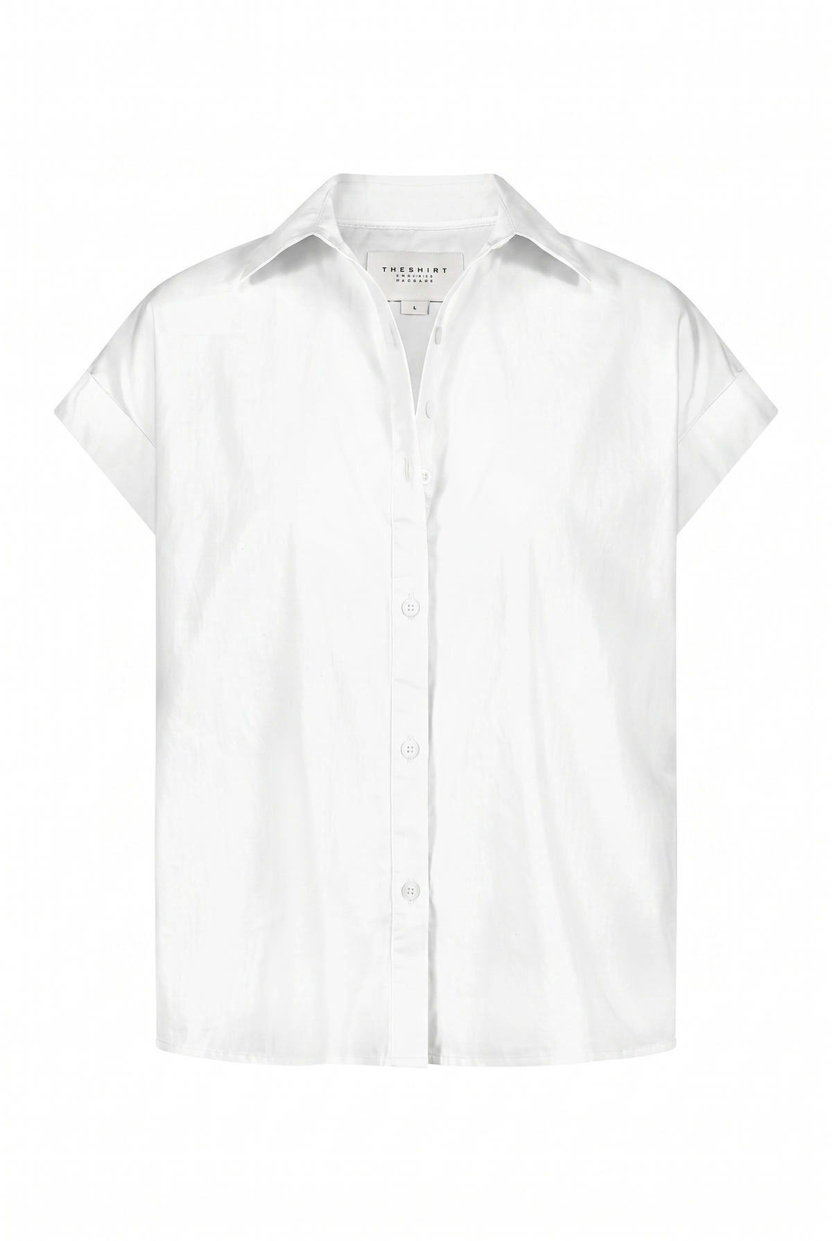 The Short Sleeve Boyfriend Shirt in Cotton
