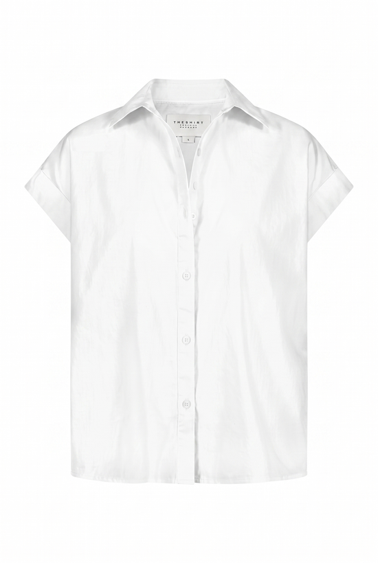 The Short Sleeve Boyfriend Shirt in Cotton