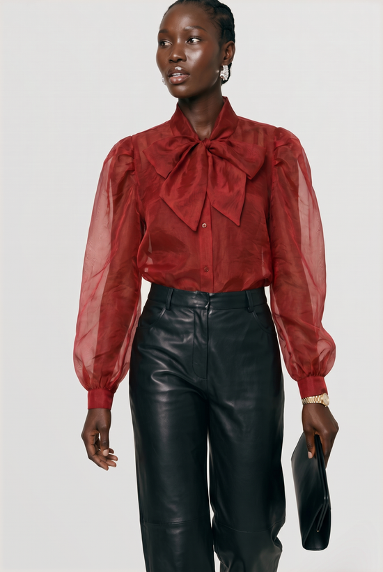 The Long Sleeve French Bow Shirt