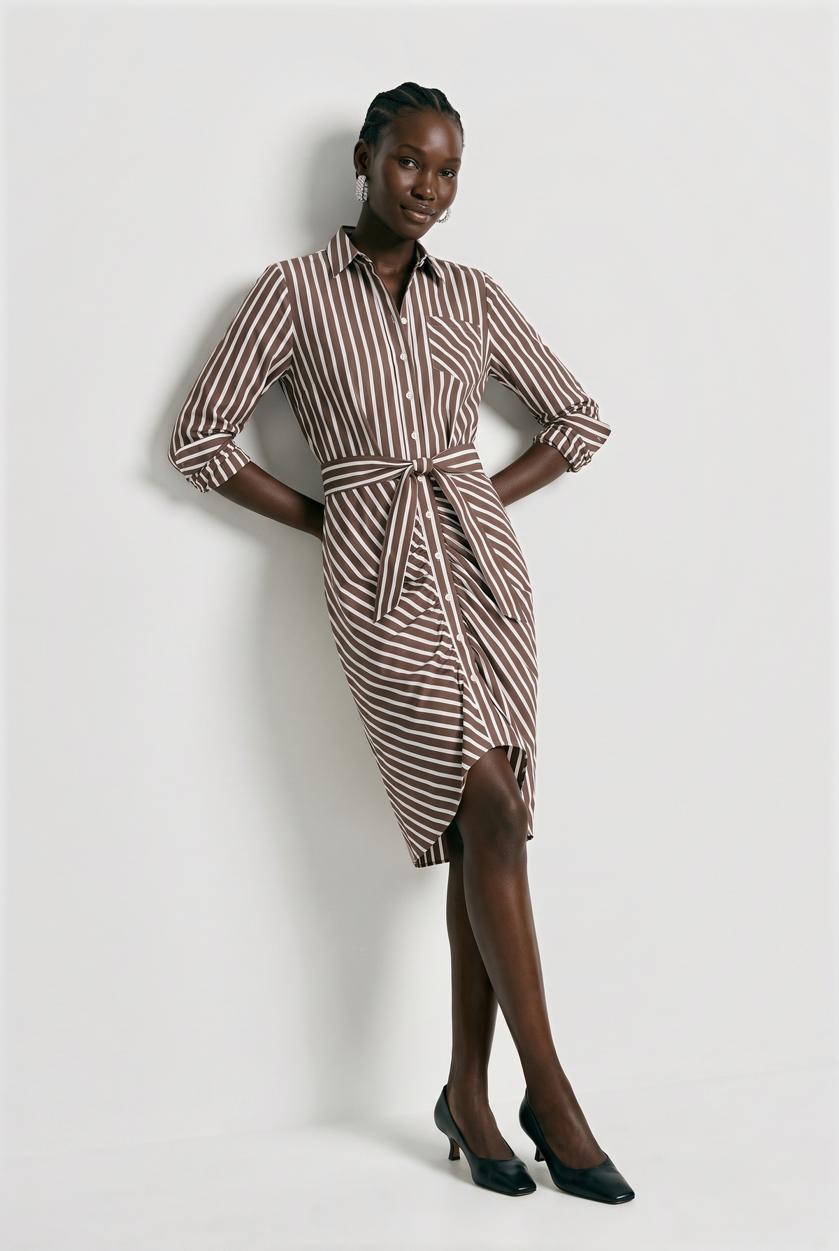 The Wrap Front Dress