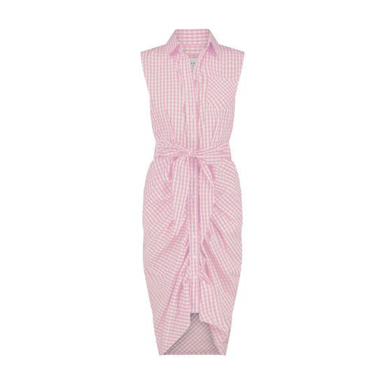 The Sleeveless Wrap Front Dress