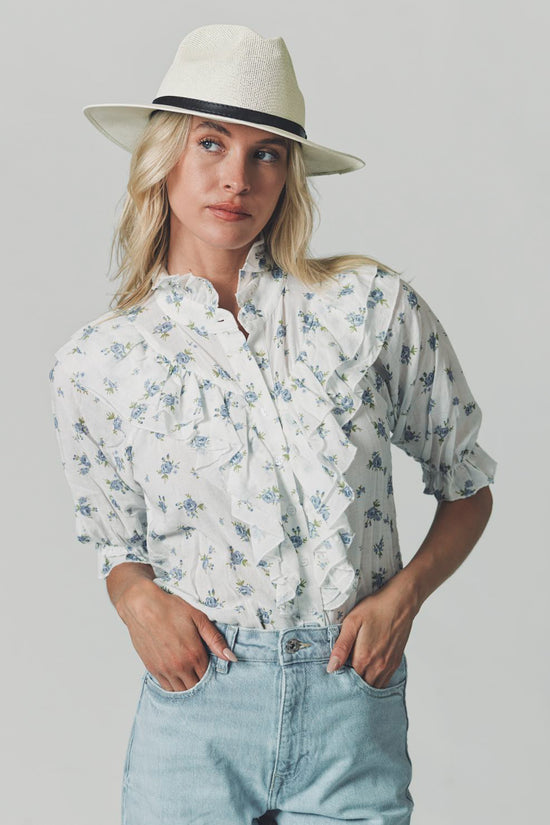 The Jill Ruffle Shirt