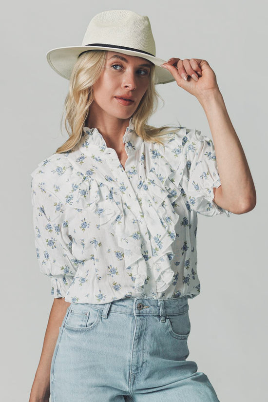 The Jill Ruffle Shirt