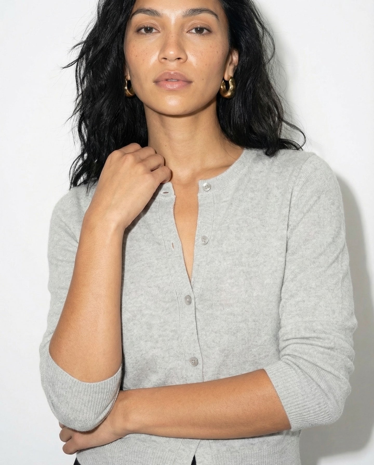 The Crewneck Cotton Cashmere Sweater