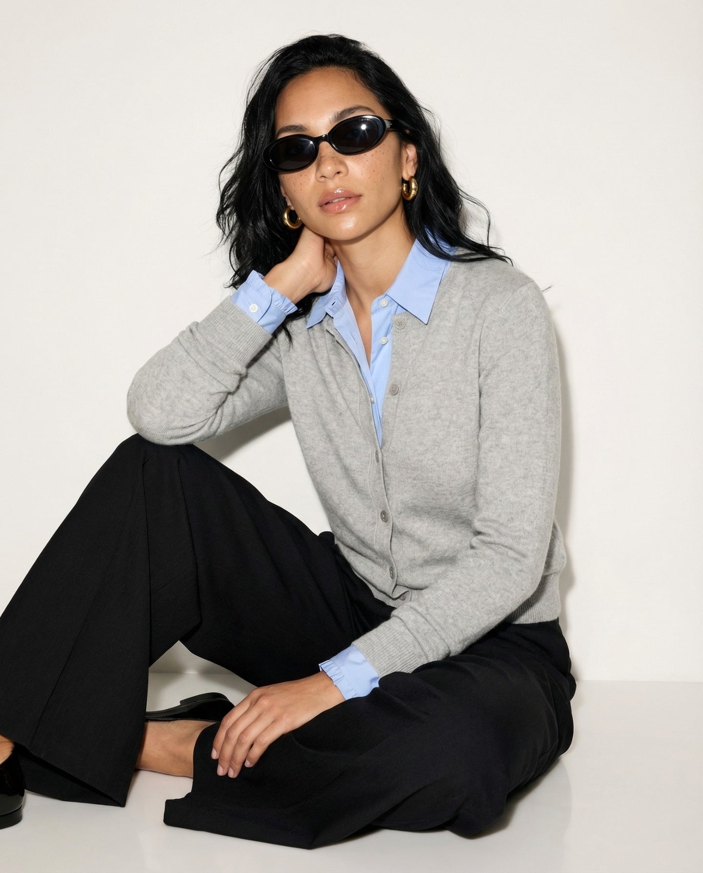 The Crewneck Cotton Cashmere Sweater