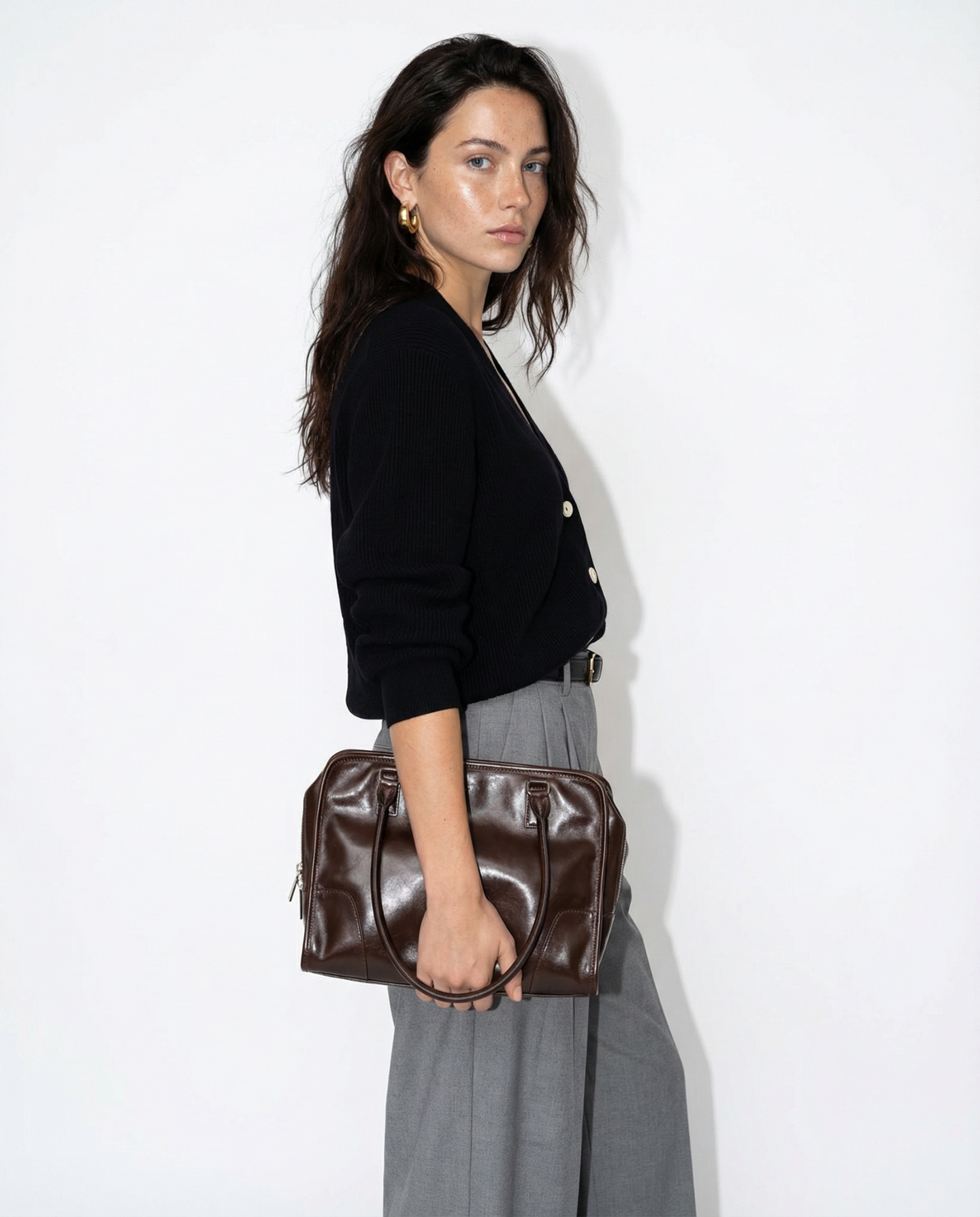 The V-Neck Cotton Cashmere Sweater