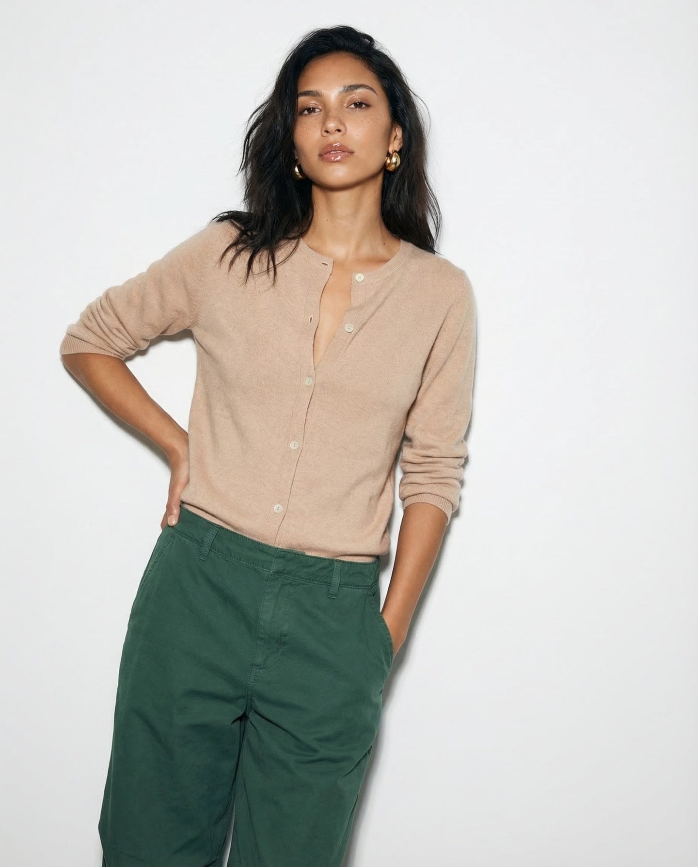 The Crewneck Cotton Cashmere Sweater