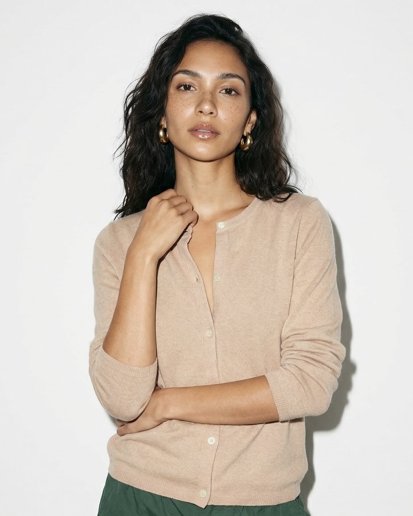 The Crewneck Cotton Cashmere Sweater