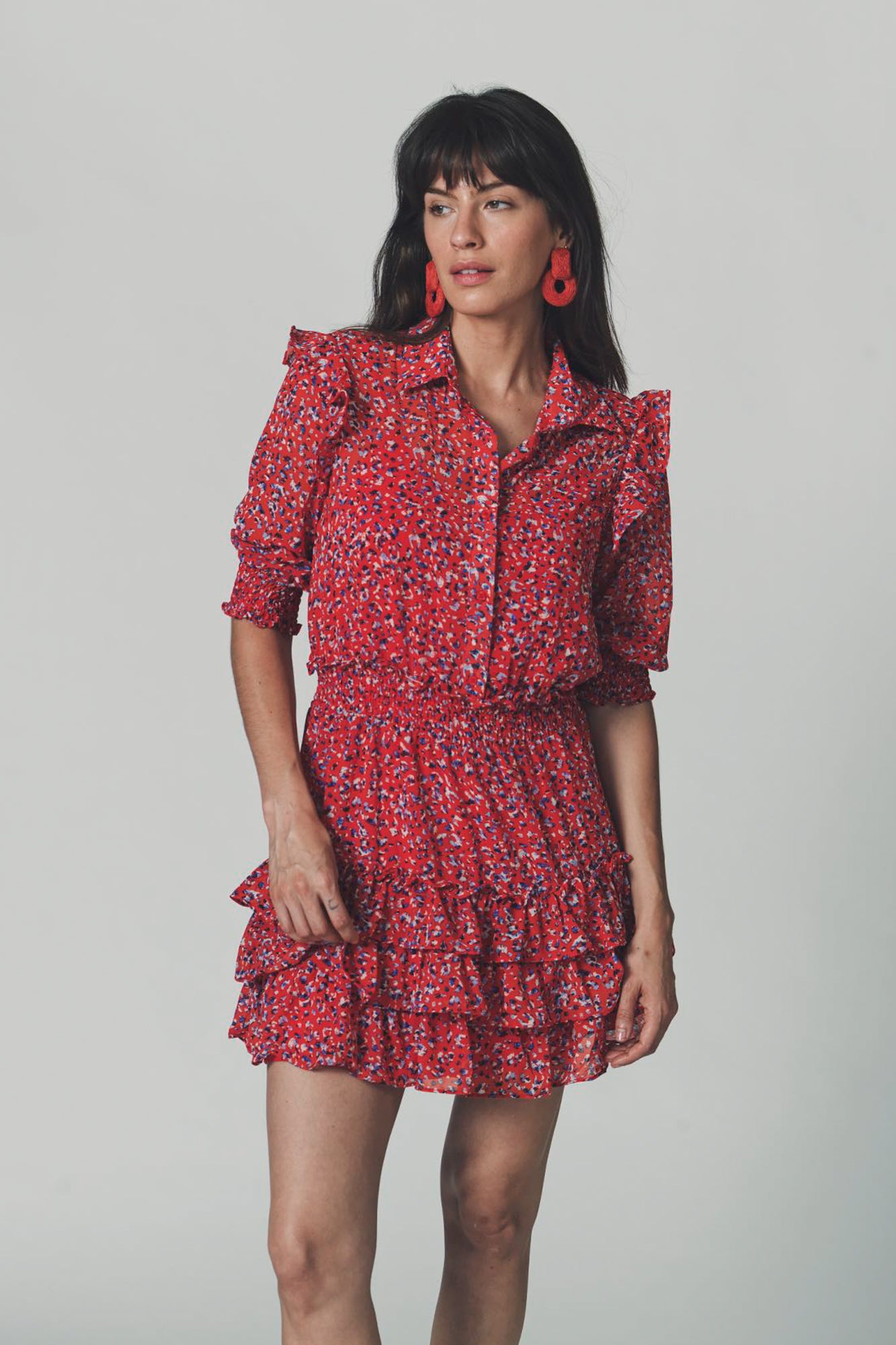 The Ruffled Tiered Minidress