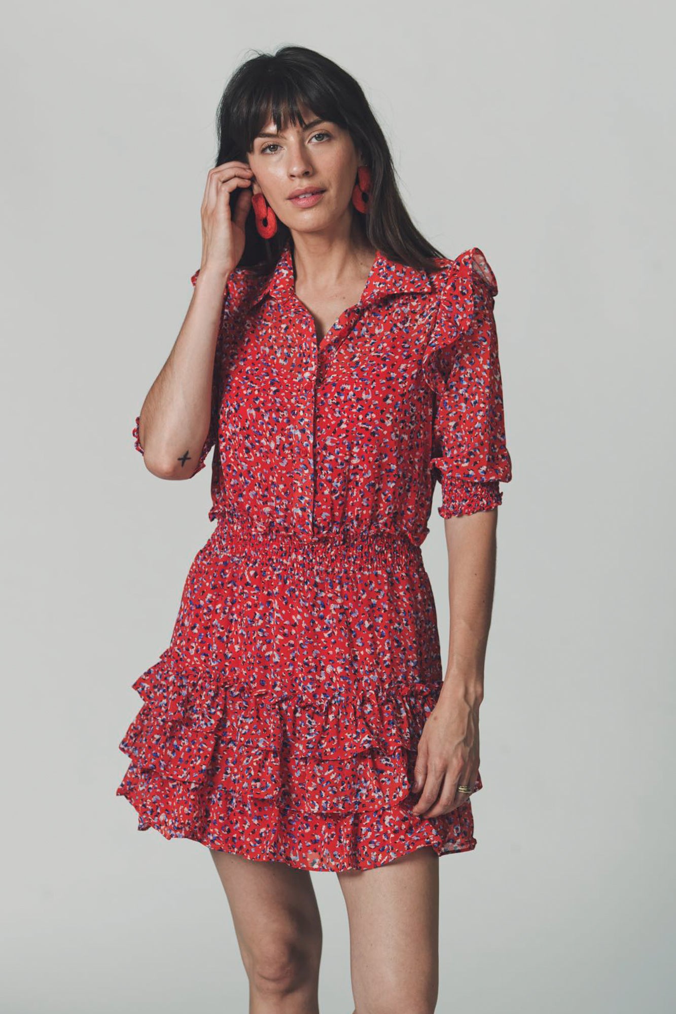 The Ruffled Tiered Minidress