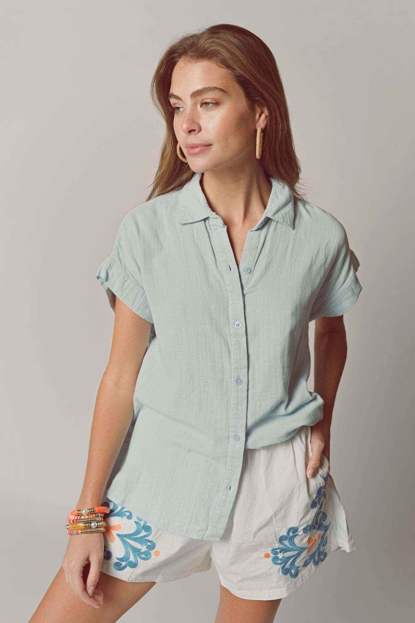 The Short Sleeve Boyfriend Shirt