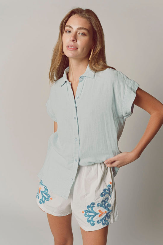 The Short Sleeve Boyfriend Shirt