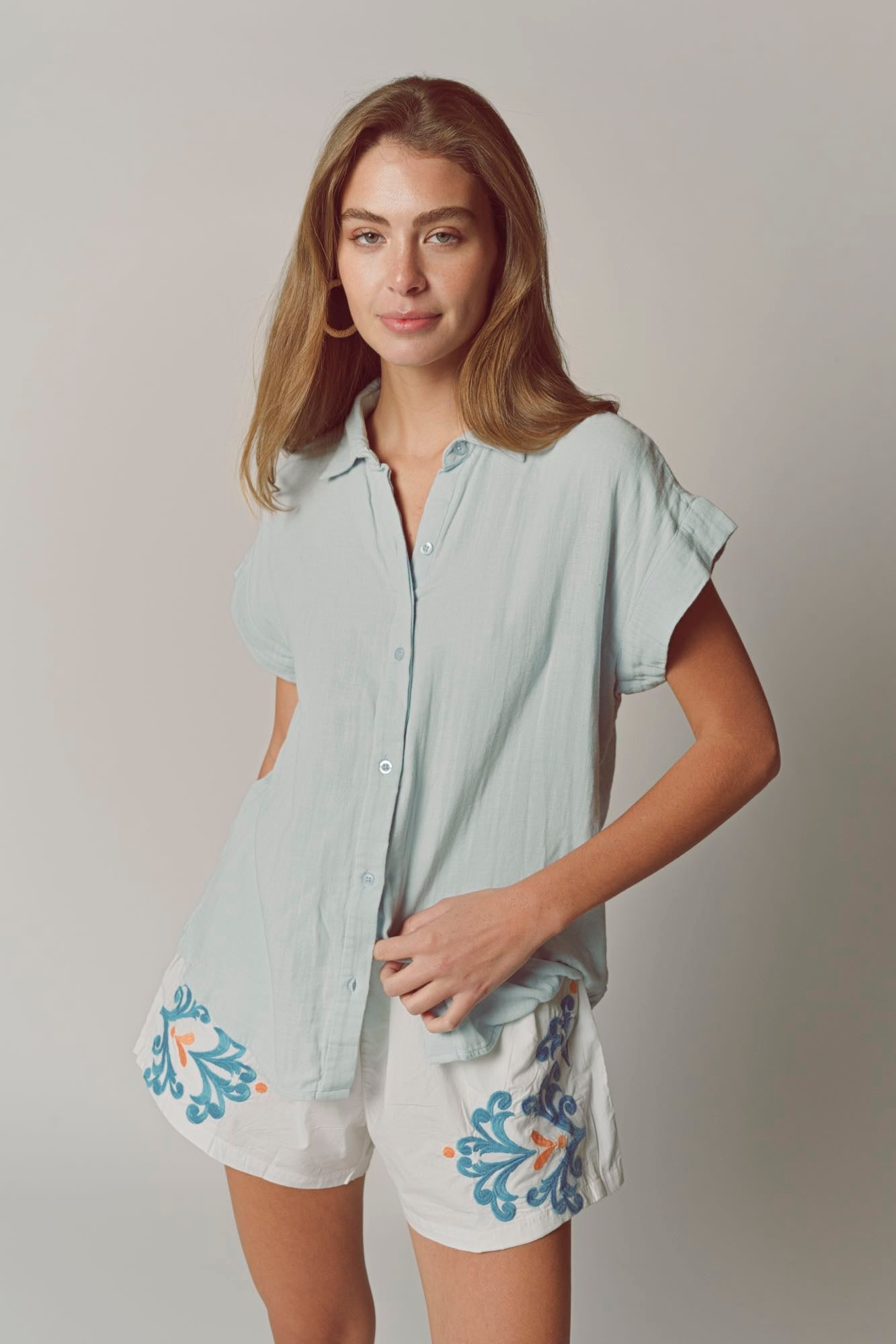 The Short Sleeve Boyfriend Shirt