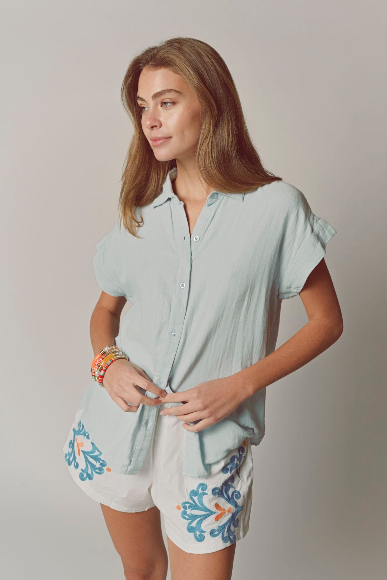 The Short Sleeve Boyfriend Shirt