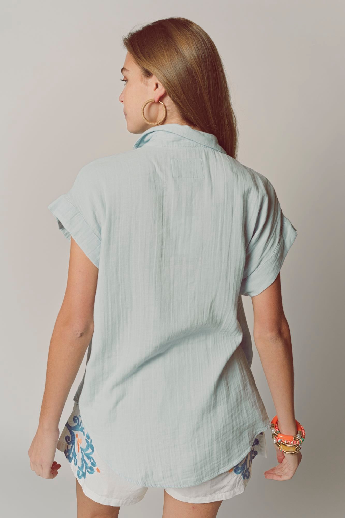 The Short Sleeve Boyfriend Shirt