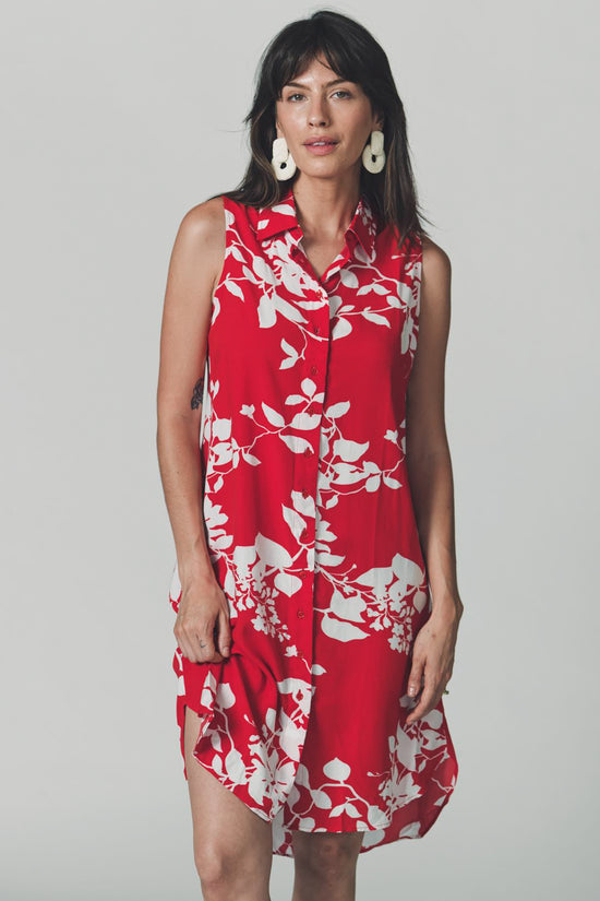 The Sleeveless Shirt Dress