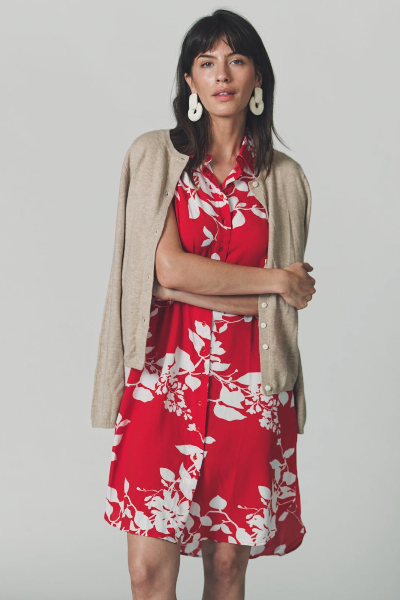 The Sleeveless Shirt Dress