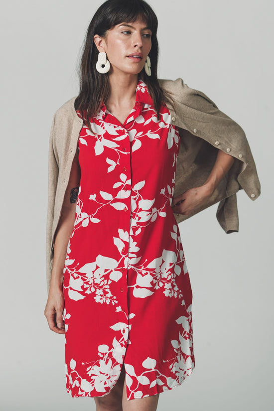 The Sleeveless Shirt Dress