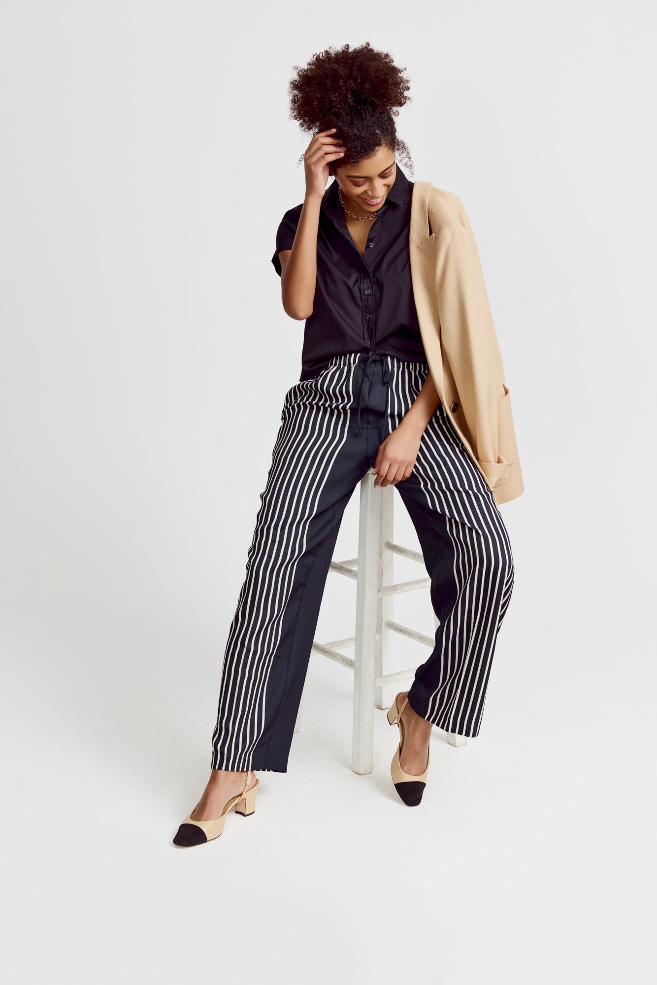 The Boxy Short Sleeve Cropped Shirt