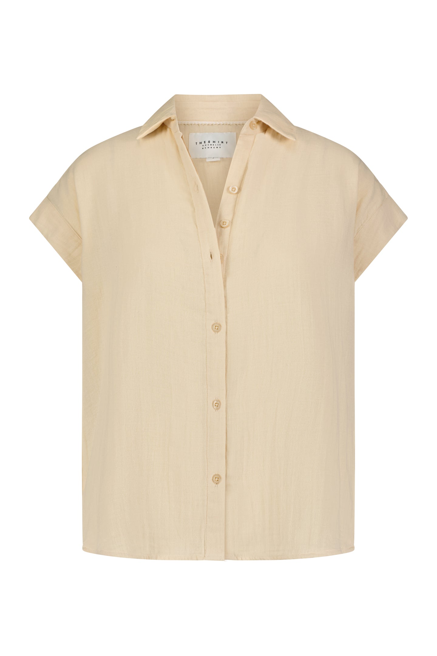 The Short Sleeve Boyfriend Shirt in Cotton