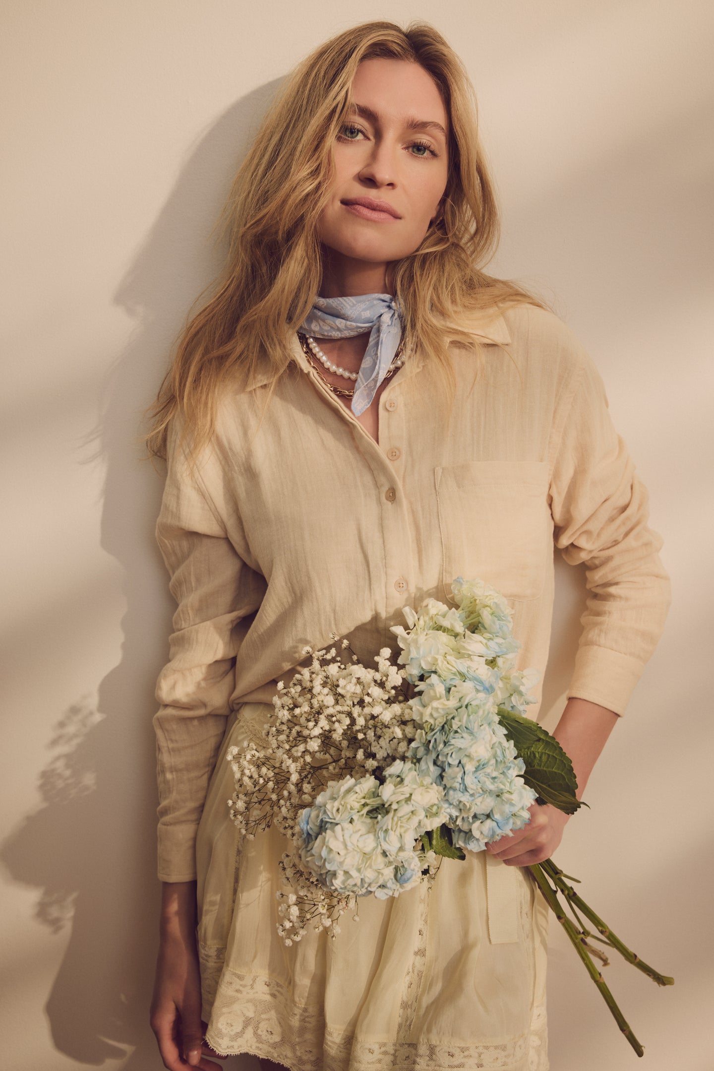 The Super Relaxed Boyfriend Shirt in Gauze