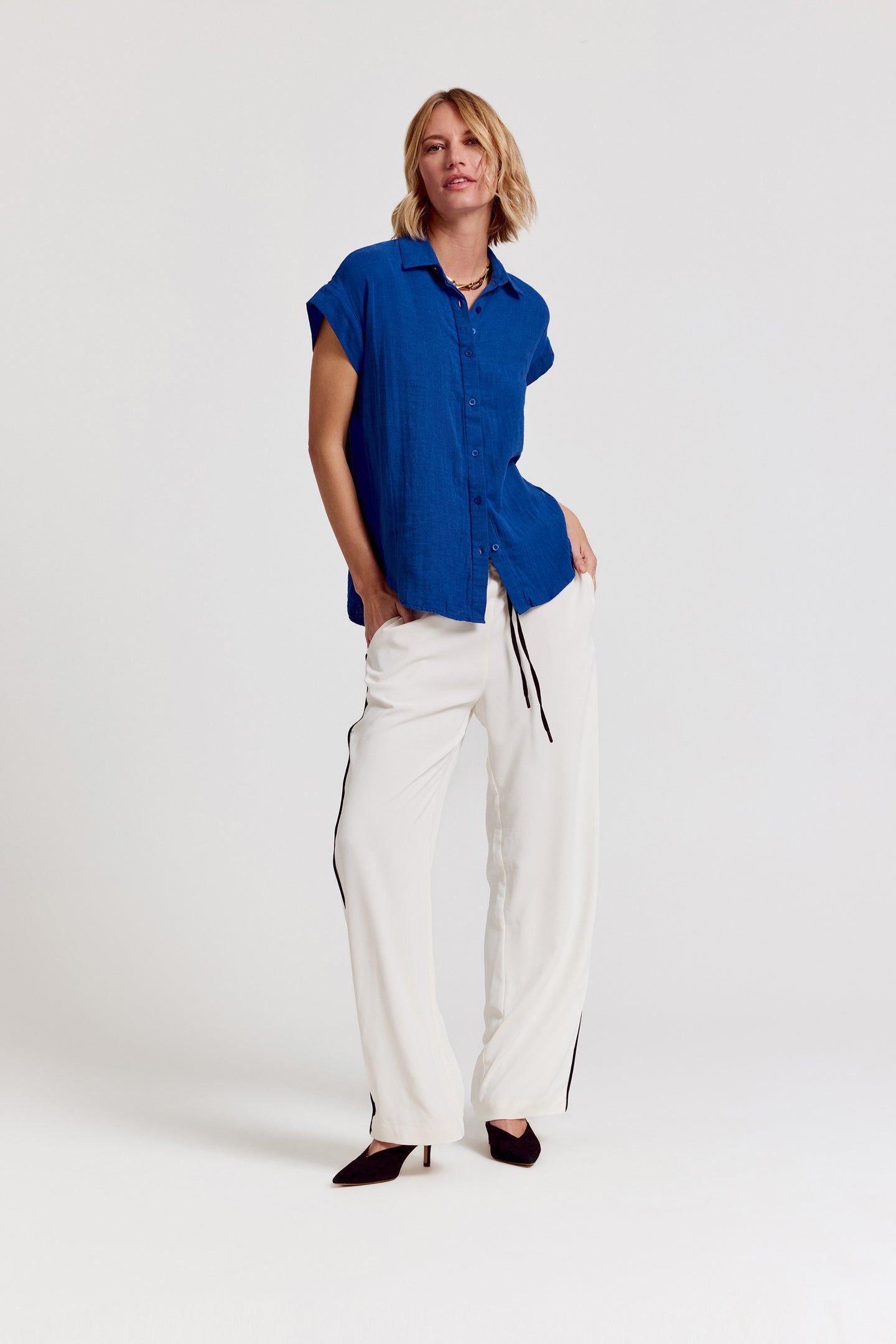 The Short Sleeve Boyfriend Shirt