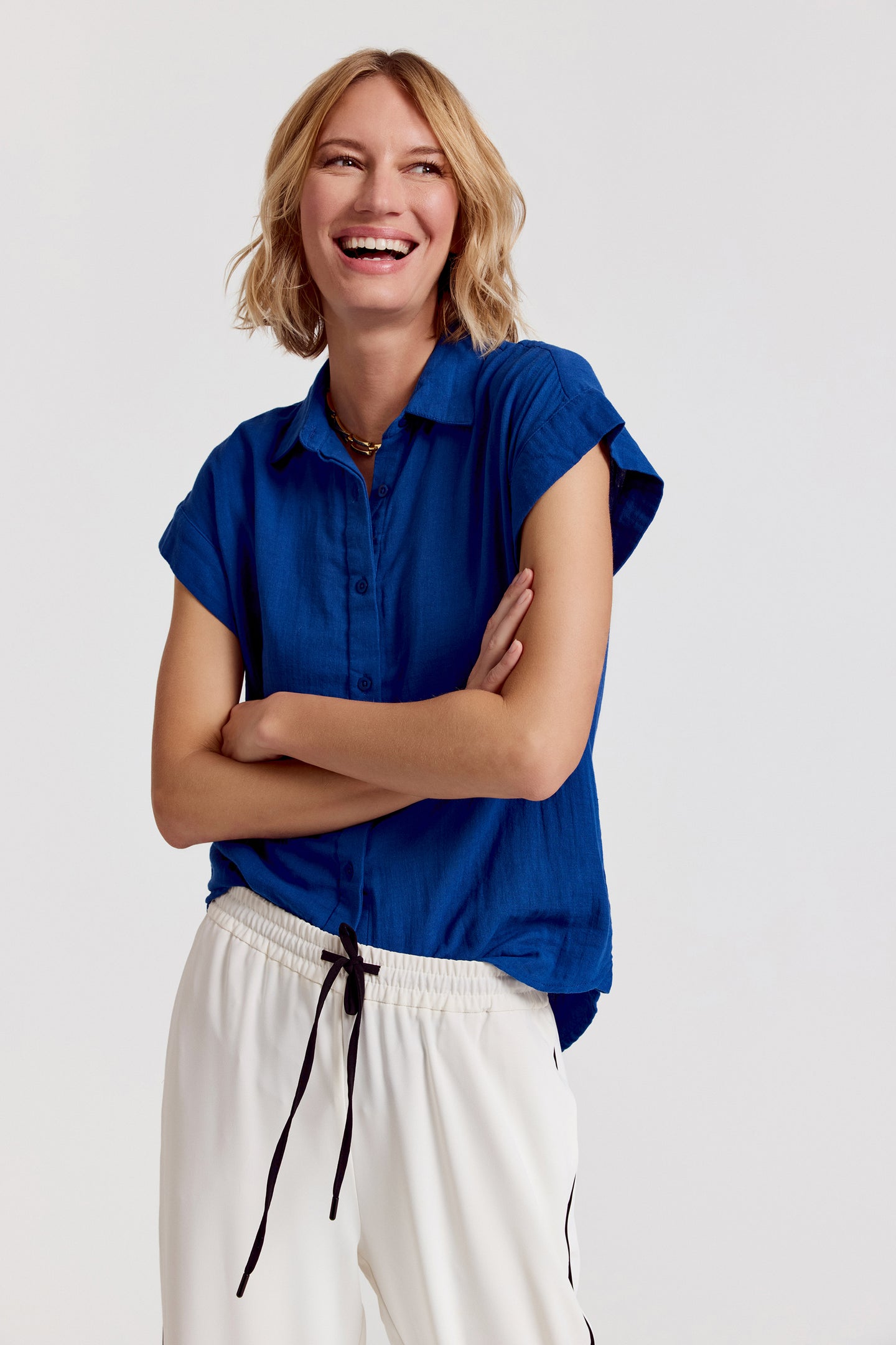 The Short Sleeve Boyfriend Shirt