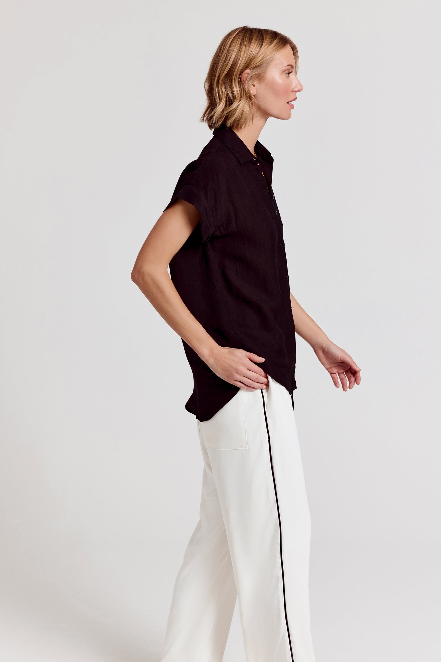 The Short Sleeve Boyfriend Shirt