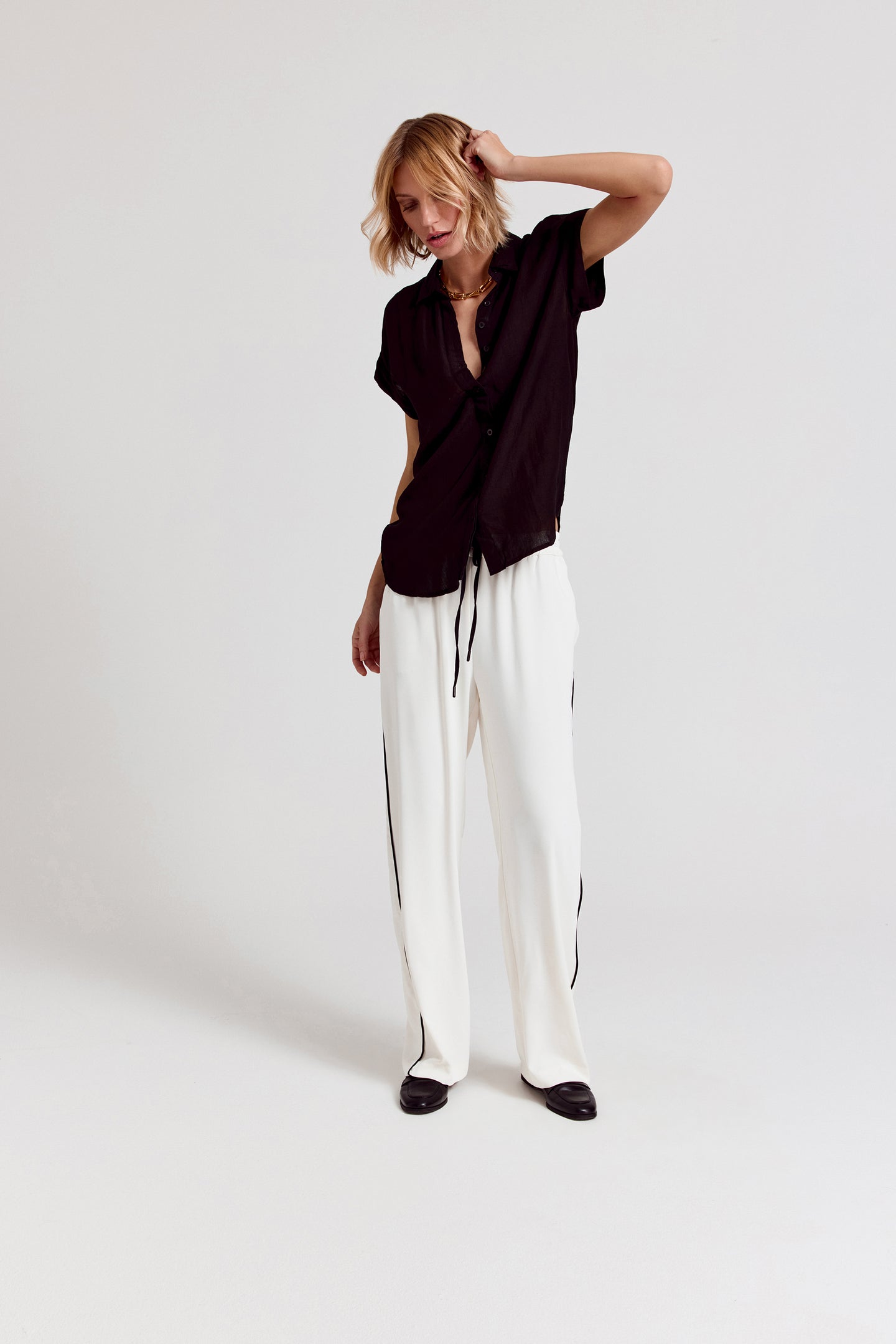 The Short Sleeve Boyfriend Shirt