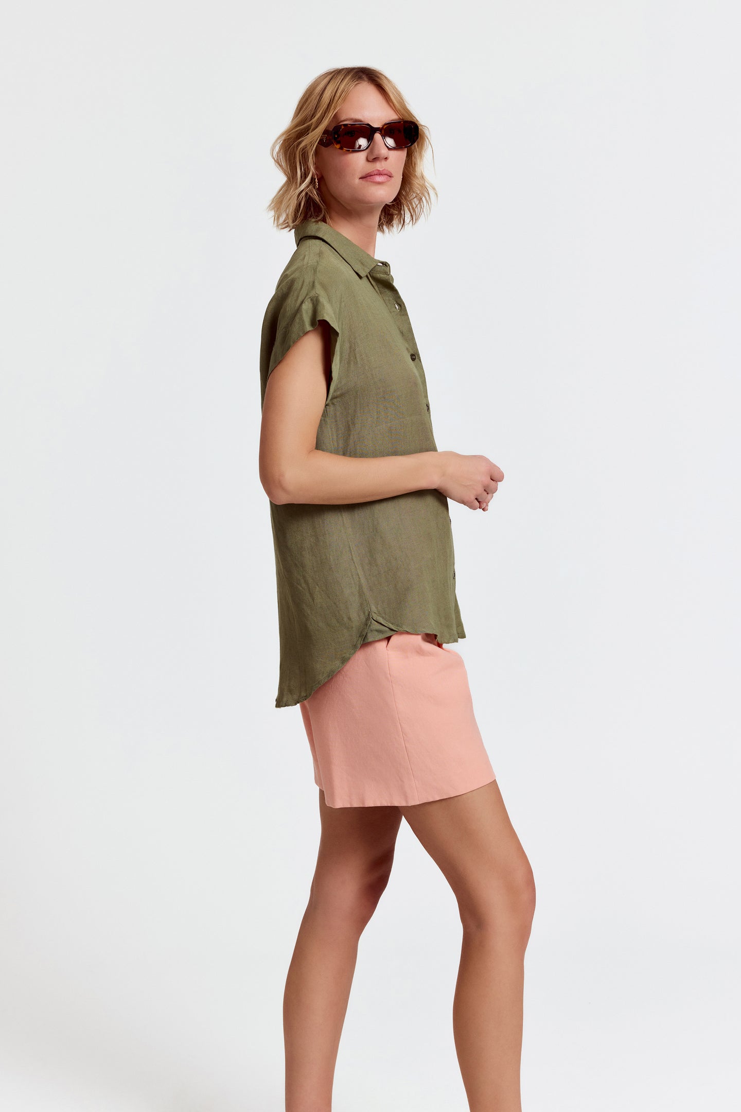 The Short Sleeve Boyfriend Shirt