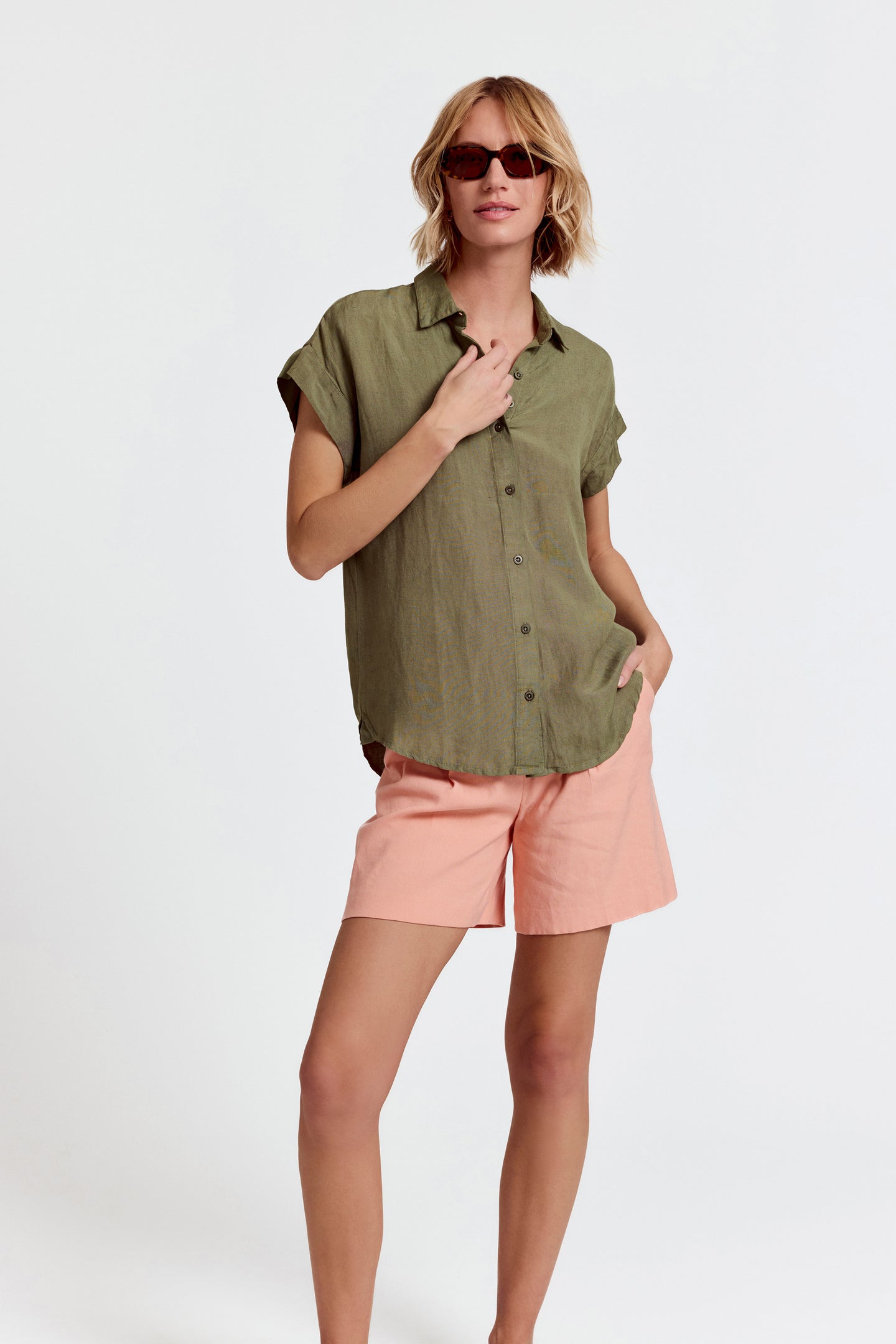 The Short Sleeve Boyfriend Shirt