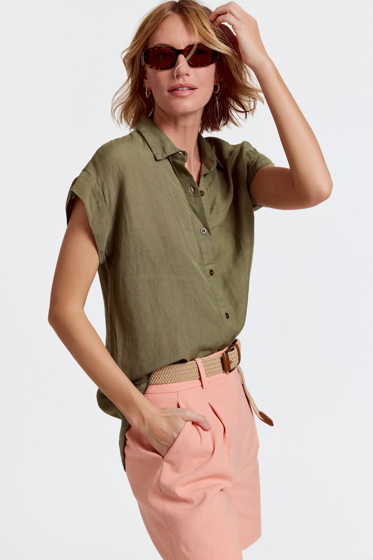 The Short Sleeve Boyfriend Shirt