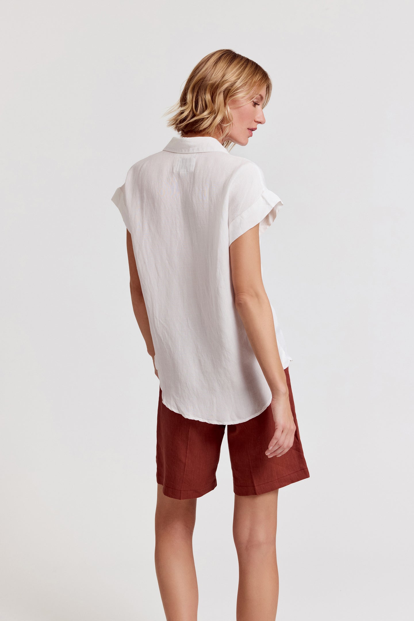 The Short Sleeve Boyfriend Shirt